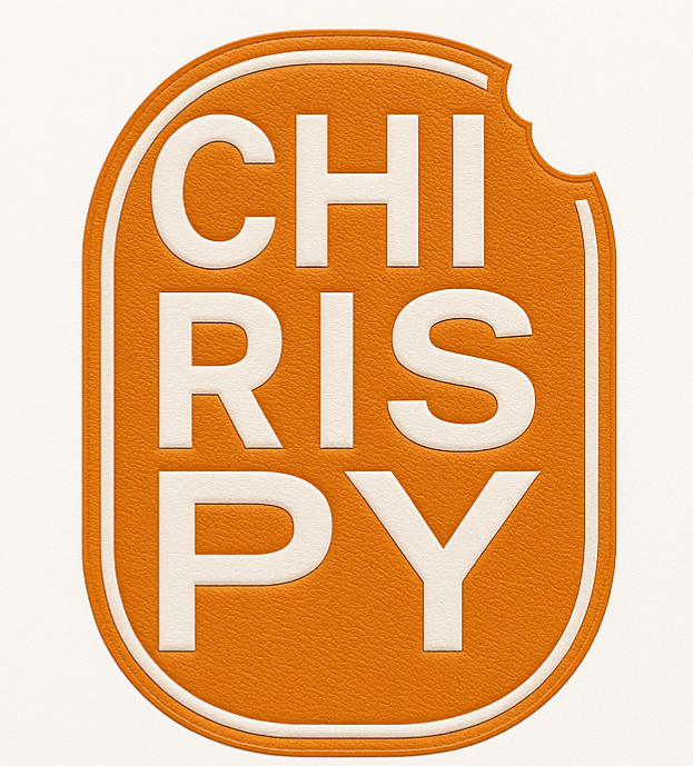 Chirispy Food orange logo icon